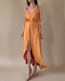 COLOURBLOCK FLORA DRESS PEACH