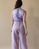 FOLDED PALAZZO PANTS LEVANDER DOUBLE GAUZE/MORE COLOURS
