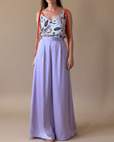 PALAZZO PANTS PASTEL VIOLET/MORE COLOURS