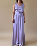 PALAZZO PANTS PASTEL VIOLET/MORE COLOURS