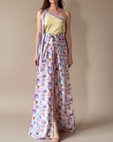 REVERSIBLE GAIA TOP PASTEL VIOLET-YASMINE YELLOW