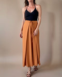 MIDI FOLDED PALAZZO PANTS PEACH/ MORE COLOURS