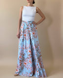 PALAZZO PANTS SPRING FLOWERS