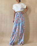 PALAZZO PANTS SPRING FLOWERS
