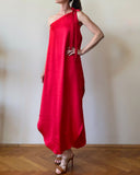 GAIA DRESS RED SATIN/MORE COLOURS