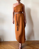 GAIA DRESS RUST