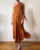 GAIA DRESS RUST