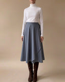 WRAPSKIRT GREY