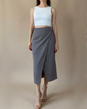 LANA WRAPSKIRT GREY