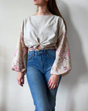 LONG SLEEVE TIA TOP/PASTEL BLOOM