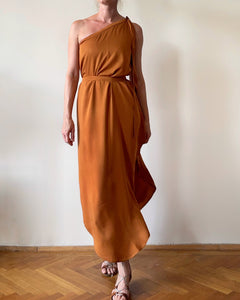 GAIA DRESS RUST