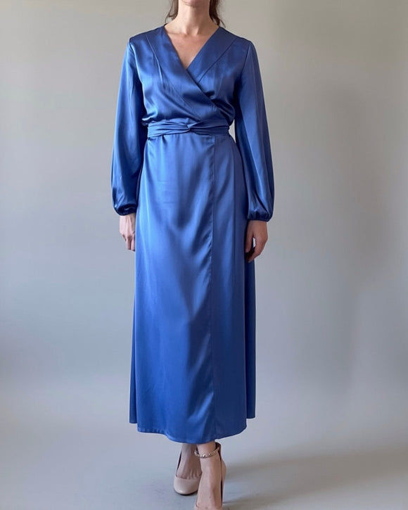 KYOTO WRAPDRESS CORNFLOWER BLUE