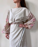 LONG SLEEVE TIA TOP/PASTEL BLOOM