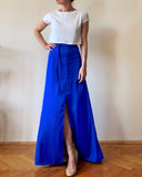 SERA MAXI SKIRT QUEEN BLUE/6 COLOURS