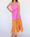 WAVE DRESS PINK