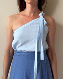 GAIA TOP DOUBLE GAUZE/LIGHT SKY/MORE COLOURS