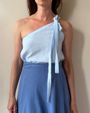 GAIA TOP DOUBLE GAUZE/LIGHT SKY/MORE COLOURS