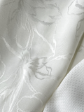 MIDI FRIDA DRESS WHITE SATIN/MORE TEXTURES