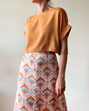 CROPPED AYA TOP PEACH/MORE COLOURS