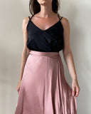 STRAP JUNE TOP BLACK SATIN/MORE COLOURS