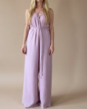 STRAP OVERALL DOUBLE GAUZE/LEVANDER/MORE COLOURS