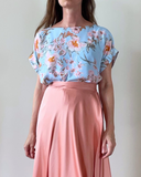 AYA TOP SPRING FLOWERS