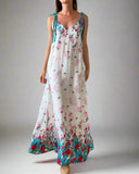 IRIS DRESS RED FLOWERS