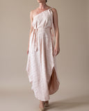 REVERSIBLE GAIA DRESS PASTEL POWDER
