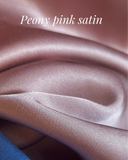 IRIS DRESS EMERALD SATIN/MORE COLOURS