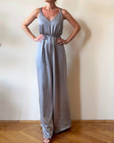 SATIN OVERALL SILVER SATIN/MORE COLOURS