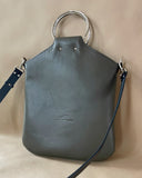 TWO-SIDED O-RING BAG DARK OLIVE - BLACK