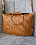 FULL WOVEN CINNAMON MINI O-RING BAG