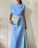 POPPY DRESS LIGHT AZURE