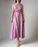 DAPHNE DRESS PLUMPINK SATIN/MORE COLOURS