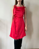 MINI DAPHNE DRESS RED SATIN/MORE COLOURS