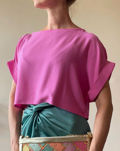 CROPPED AYA TOP PINK/MORE COLOURS