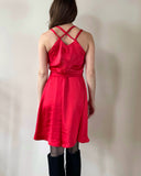 MINI DAPHNE DRESS RED SATIN/MORE COLOURS