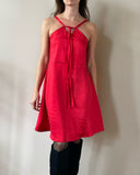 MINI DAPHNE DRESS RED SATIN/MORE COLOURS