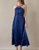 DAPHNE DRESS NAVY SATIN/MORE COLOURS