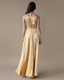 MAXI DAPHNE DRESS YASMINE YELLOW SATIN/MORE COLOURS