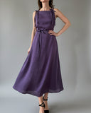 DAPHNE DRESS FESTIVE LILAC SATIN/MORE COLOURS