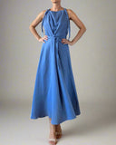 DAPHNE DRESS DOUBLE GAUZE/MARINA/MORE COLOURS