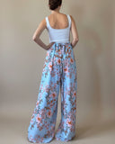 PALAZZO PANTS SPRING FLOWERS