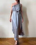 GAIA DRESS SILVER SATIN/MORE COLOURS