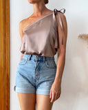 GAIA TOP CHAI SATIN/MORE COLOURS