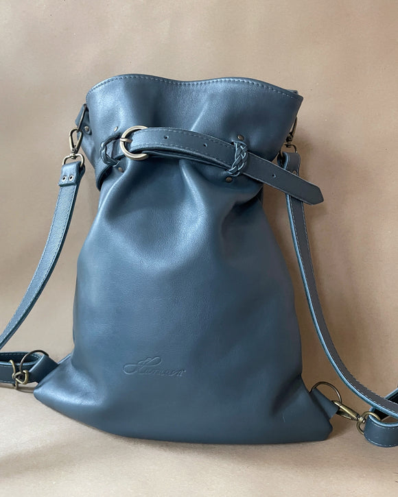 STEEL BLUE BACKPACK/TOTEBAG