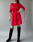 BECCA DRESS RED SATIN/MORE COLOURS