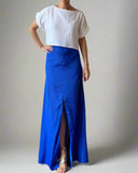 CROPPED AYA TOP DOUBLE GAUZE/WHITE/MORE COLOURS