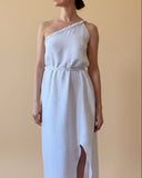 BRAIDED HELENA DRESS DOUBLE GAUZE/WHITE/MORE COLOURS