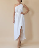 BRAIDED HELENA DRESS DOUBLE GAUZE/WHITE/MORE COLOURS